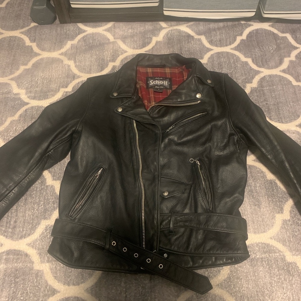Schott nyc leather jacket